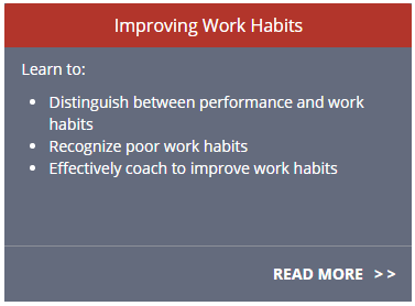 Improve Work Habits
